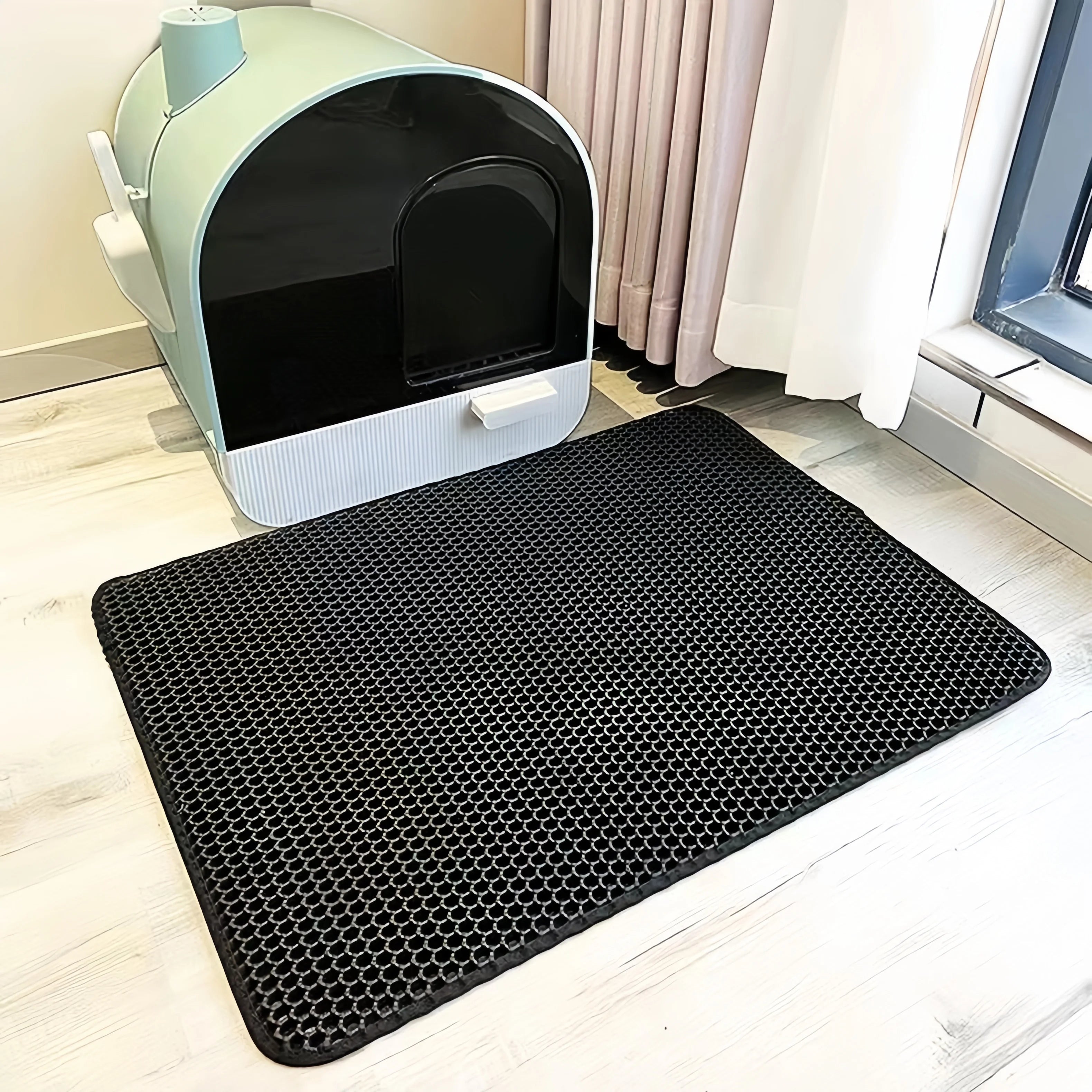 Alfombra AntiArena CatSafe – Patitas Felices 🐱✨