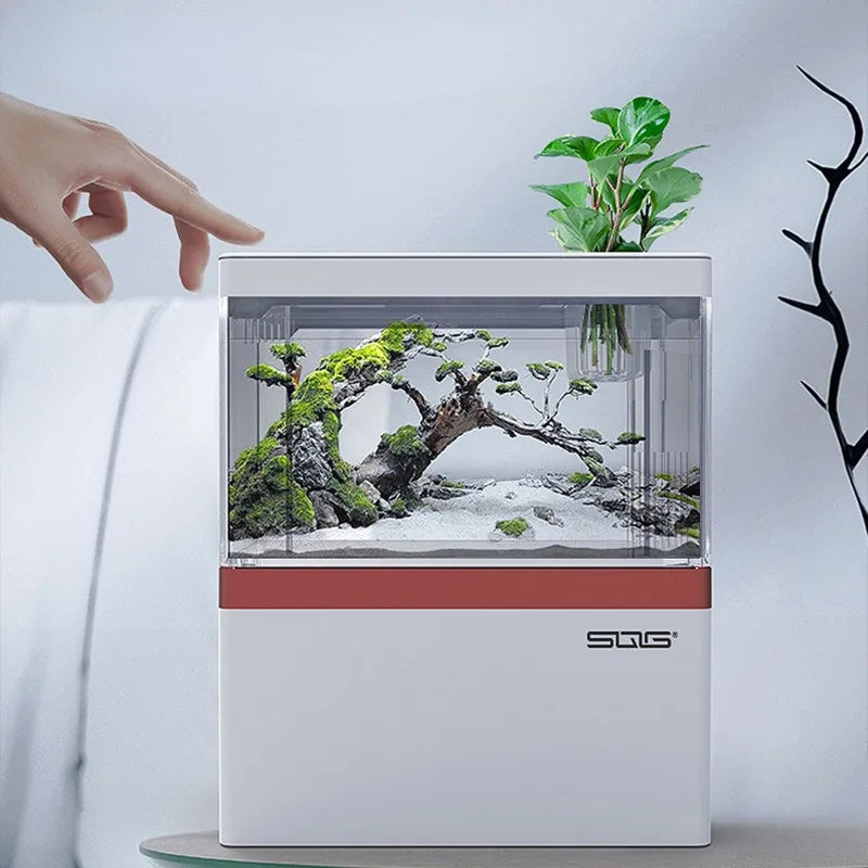 🐠💡 AquaRelax: La Pecera Zen con Estilo 💡🐠
