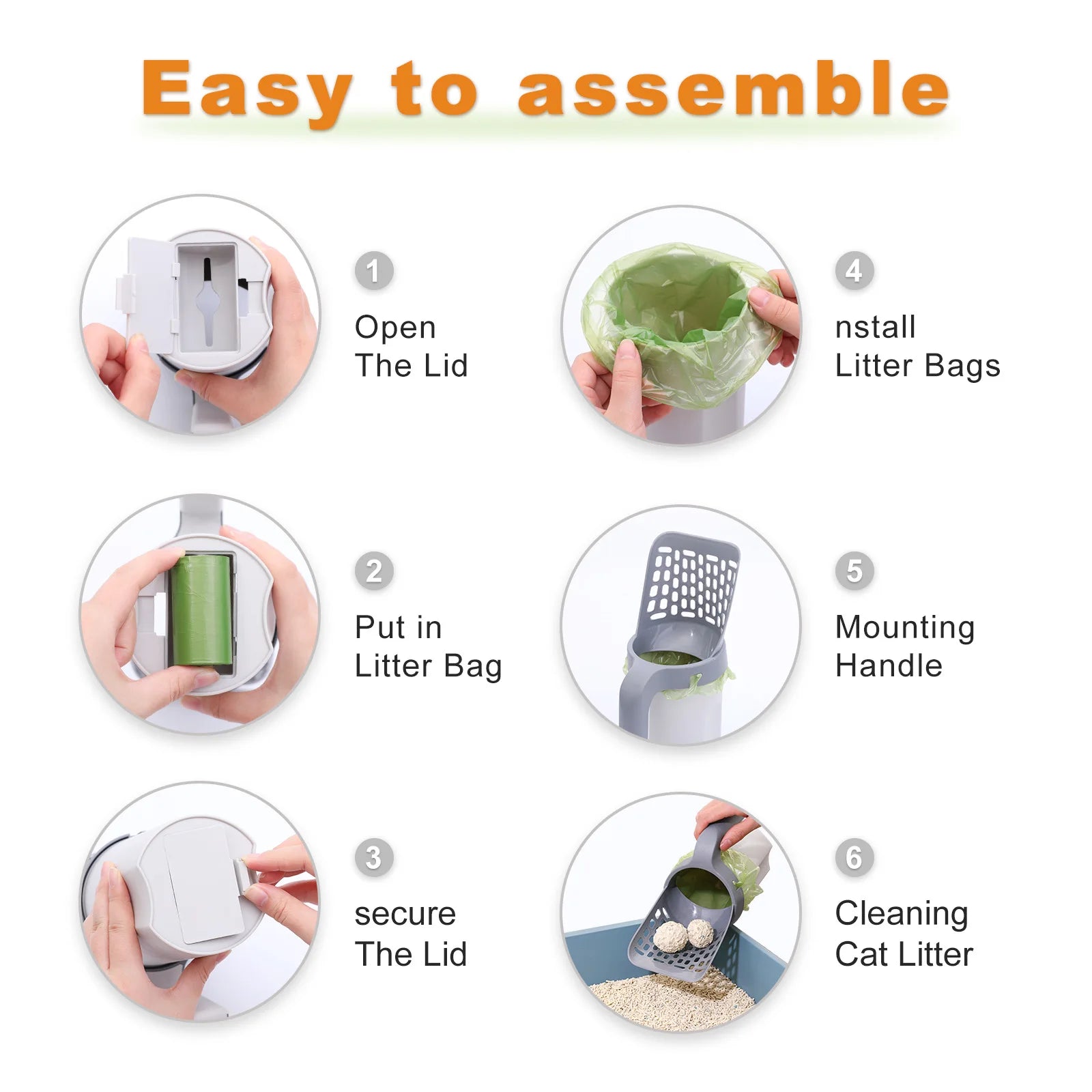 Pala Mágica CleanBox – Patitas Felices 🐱✨