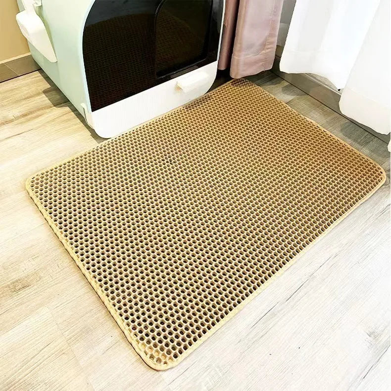 Alfombra AntiArena CatSafe – Patitas Felices 🐱✨