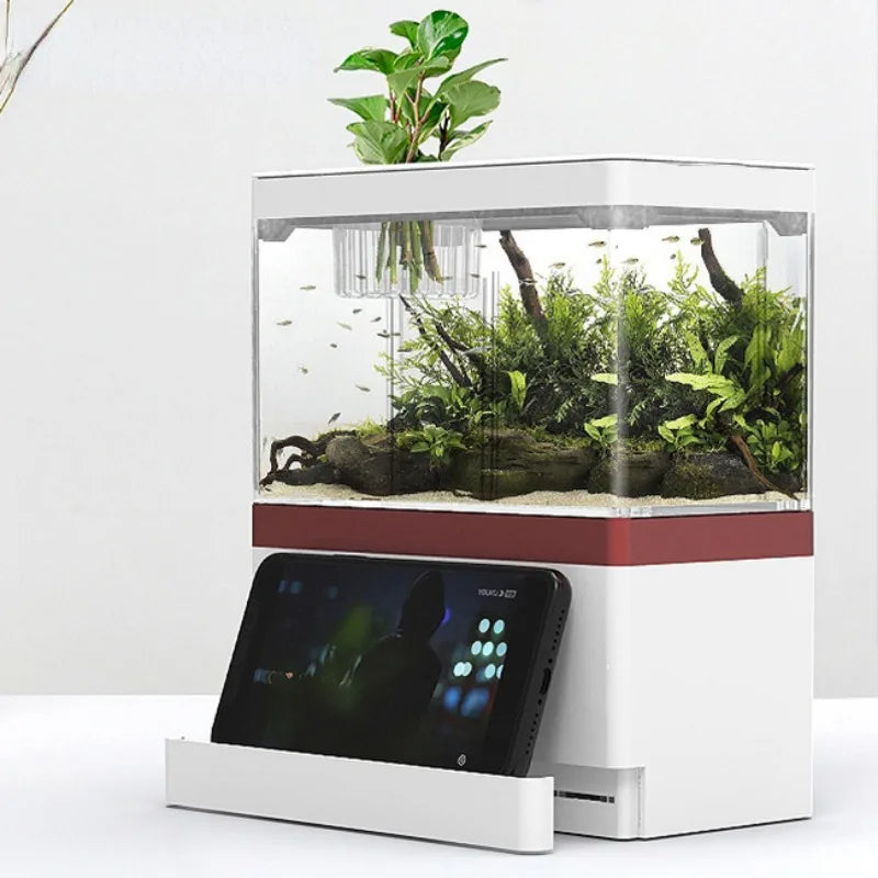 🐠💡 AquaRelax: La Pecera Zen con Estilo 💡🐠