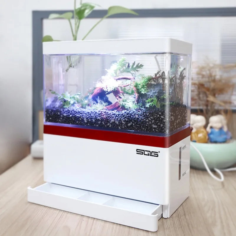 🐠💡 AquaRelax: La Pecera Zen con Estilo 💡🐠